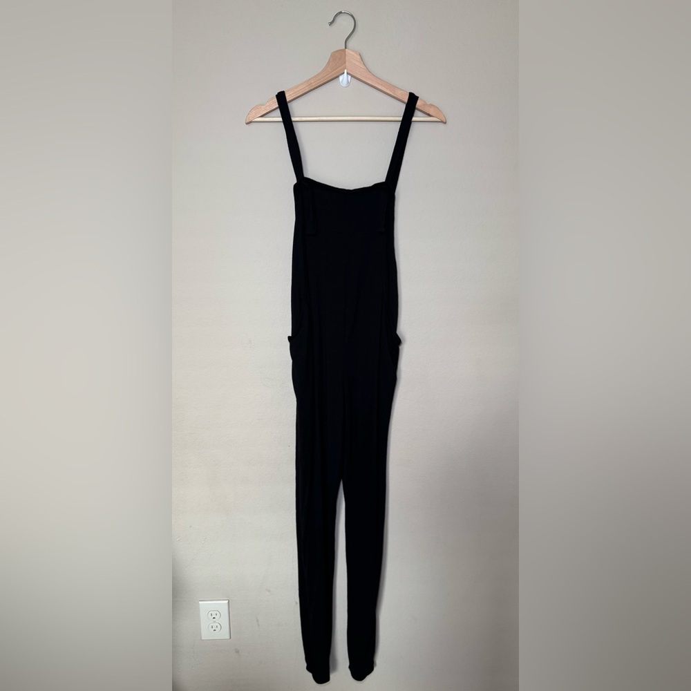 ASOS Black size 4 strappy Viscose Jumpsuit